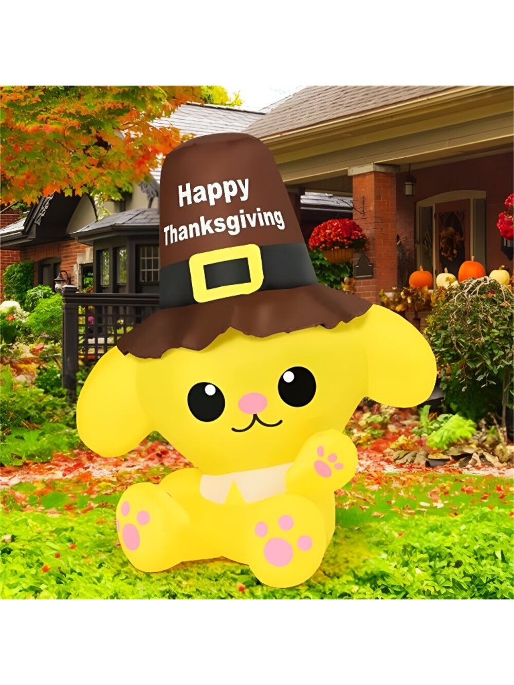 5.2 FT Thanksgiving Inflatables Outdoor Dog Decorations, Fall Blow Up